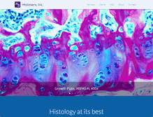 Tablet Screenshot of histoservinc.com